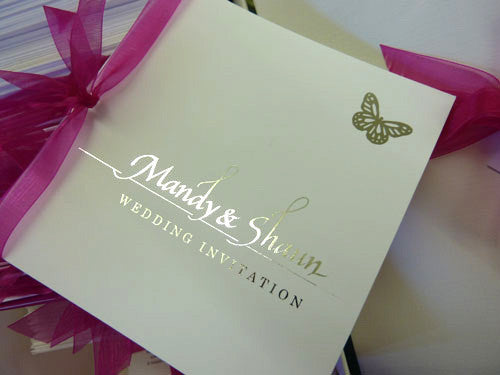 REAL WEDDING - Shaun & Mandy Hot Pink and Silver Foil Wedding theme