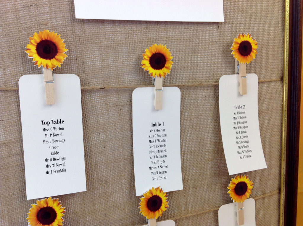 How to order a Table Seating Plan from Inspired by Script