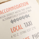 wedding. stationery, invitations, invites, custom made, tailor made, hand made, hand crafted, made to order, save the date, postboxes, personalised, tableplans, seating plans, tags, stickers, R.S.V.P.. info cards, foil, pocket fold,  signs, Inspired by Script, Northallerton, North Yorkshire, Cleveland, County Durham,