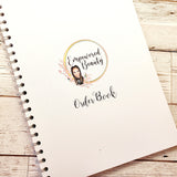 Spiral Bound A4 - 60 page Order Book & Stickers Bundle