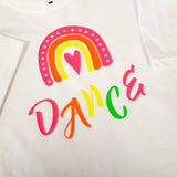 NEON DANCE RAINBOW LADYFIT T-SHIRT