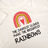 PINK & GOLD RAINBOW LADYFIT T-SHIRT