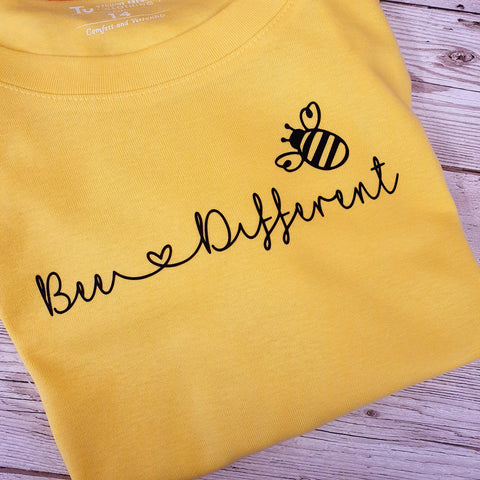 LADYFIT T-SHIRT - BEE DIFFERENT - BEE ATTITUDES COLLECTION