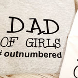 DAD OF GIRLS MENS/UNISEX T-SHIRT