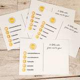 SS - A6 PERSONAL THANK YOU NOTE POSTCARDS 14.7cm x 10.5cm