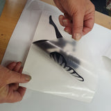 RAINBOW HEARTS & CAT SILHOUETTE VINYL WALL/WINDOW STICKERS