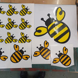 BEE DECAL FOR WINDOW CAR LAPTOP MIRROR DRINKS BOTTLE