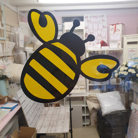 BEE DECAL FOR WINDOW CAR LAPTOP MIRROR DRINKS BOTTLE