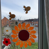 SUNFLOWER VINYL DECAL FOR WINDOW CAR LAPTOP MIRROR DRINKS BOTTLE