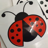 LADYBIRD DECAL FOR WINDOW CAR LAPTOP MIRROR DRINKS BOTTLE