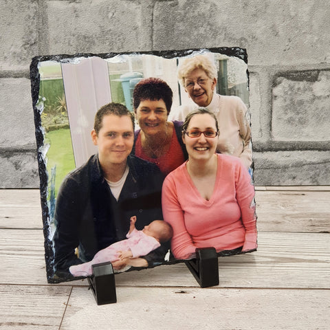 SQUARE PHOTO SLATE GLOSSY FINISH