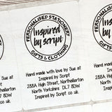 RETURN ADDRESS LABELS WITH YOUR LOGO