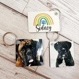 SQUARE PHOTO KEYRING