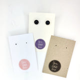 TEMPLATE PLAIN OR PRINTED DISPLAY CARDS  8.5cm x 5.5cm