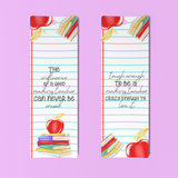 SPECIAL OFFER!  TEACHER BOOKMARK WITH TASSEL