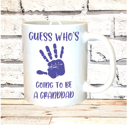 BABY ANNOUNCEMENT HANDPRINT MUG / COASTER