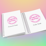 ACCOUNTS & ORDER BUNDLE - A5 SPIRAL BOUND WITH 60 PAGES EACH!