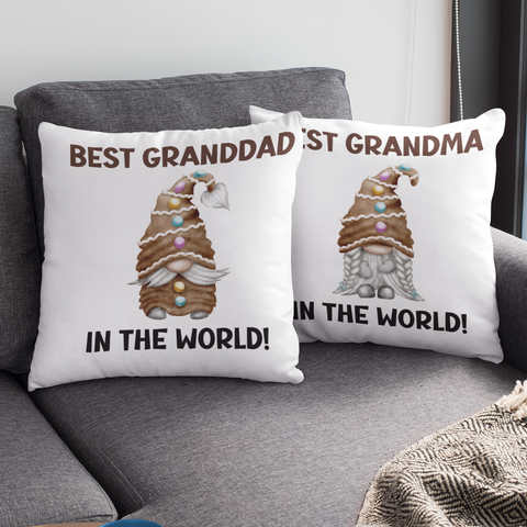 PERSONALISED COOKIE GNOME CUSHION COVER