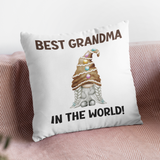 PERSONALISED COOKIE GNOME CUSHION COVER