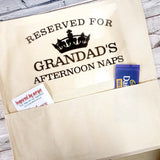 DOUBLE POCKET PERSONALISED CUSHION COVER -RESERVED FOR