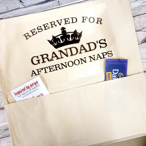 DOUBLE POCKET PERSONALISED CUSHION COVER -RESERVED FOR