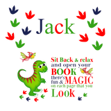 PERSONALISED DINOSAUR POCKET CUSHION COVER