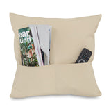 DOUBLE POCKET PERSONALISED CUSHION COVER - INITIAL & NAME