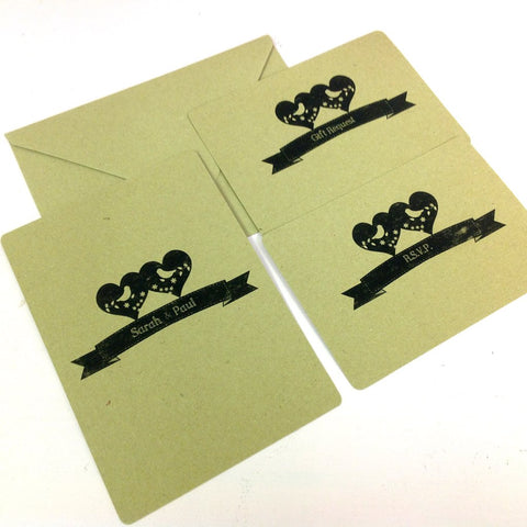 wedding. stationery, invitations, invites, custom made, tailor made, hand made, hand crafted, made to order, save the date, postboxes, personalised, tableplans, seating plans, tags, stickers, R.S.V.P.. info cards, foil, pocket fold,  signs, Inspired by Script, Northallerton, North Yorkshire, Cleveland, County Durham,