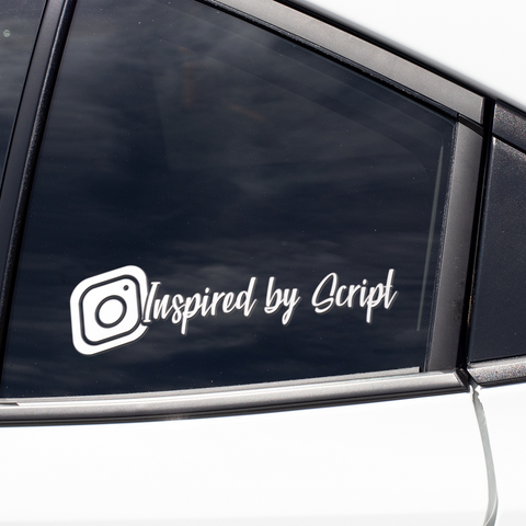 INSTAGRAM SOCIAL MEDIA  VINYL DECAL