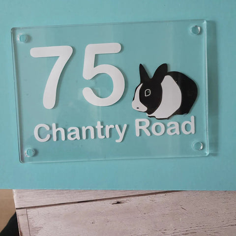 CUSTOM MADE ACRYLIC HOUSE SIGN