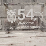 CUSTOM MADE ACRYLIC HOUSE SIGN