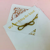 wedding. stationery, invitations, invites, custom made, tailor made, hand made, hand crafted, made to order, save the date, postboxes, personalised, tableplans, seating plans, tags, stickers, R.S.V.P.. info cards, foil, pocket fold,  signs, Inspired by Script, Northallerton, North Yorkshire, Cleveland, County Durham,