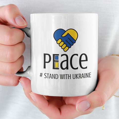 UKRAINE PEACE FUNDRAISING MUG