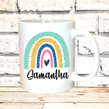 Rainbow thank you MUG / COASTER DESIGN 1