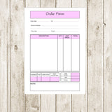 ACCOUNTS & ORDER BUNDLE - A4 SPIRAL BOUND WITH 60 PAGES EACH!