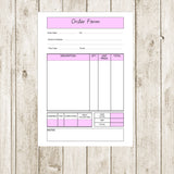 ACCOUNTS & ORDER BUNDLE - A5 SPIRAL BOUND WITH 60 PAGES EACH!