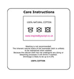 DOUBLE POCKET PERSONALISED CUSHION COVER - INITIAL & NAME