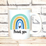 Rainbow thank you MUG / COASTER DESIGN 2