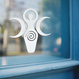SPIRAL MOON GODDESS VINYL DECAL FOR WINDOW CAR LAPTOP MIRROR DRINKS BOTTLE