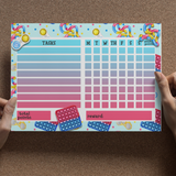 PERSONALISED ALUMINIUM FIDGET REWARD CHARTS