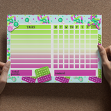 PERSONALISED ALUMINIUM FIDGET REWARD CHARTS