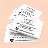 SPECIAL OFFER CARDS FOR BUSINESS - 8.5cm x 5.5cm