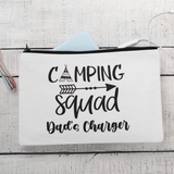 CAMPING SQUAD PERSONALISED MAKE-UP BAG / PENCIL CASE / KEEPER OF SMALL THINGS