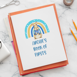 A5 Leather Effect Notebook Journal - Baby;s book of firsts