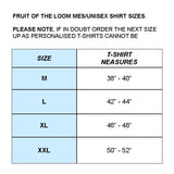PERSONALISED MENS/UNISEX T-SHIRT