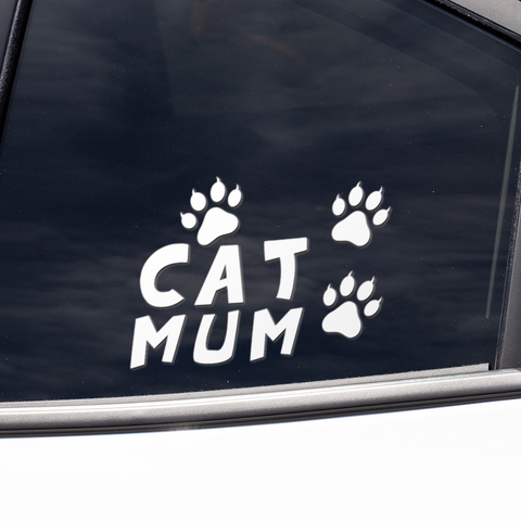 CAT MUM VINYL DECAL