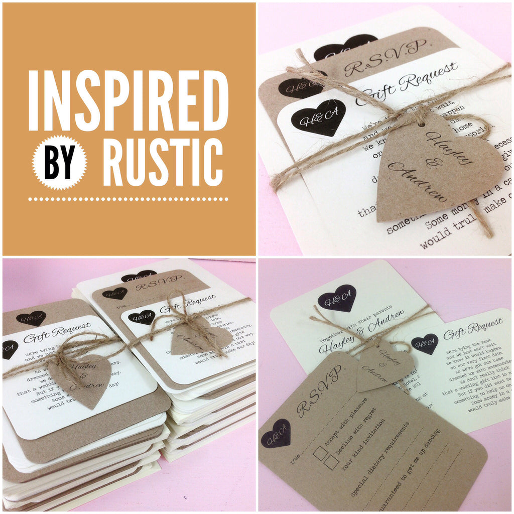 Inspired by RUSTIC - Inspirational ideas for your Rustic Wedding