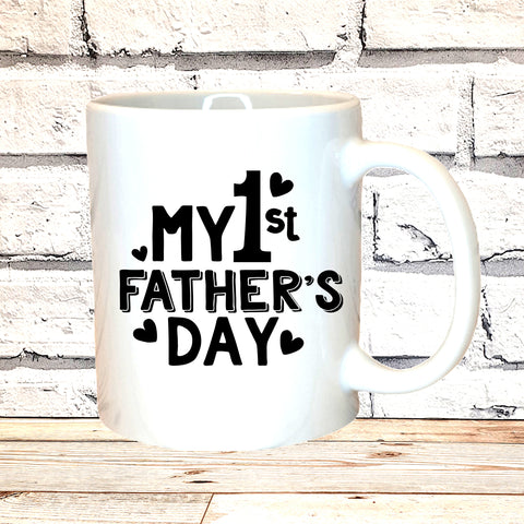 FATHERS DAD FUNNY  MUG & OR T-SHIRT - 1ST FATHERS DAY
