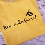 LADYFIT T-SHIRT - BEE DIFFERENT - BEE ATTITUDES COLLECTION