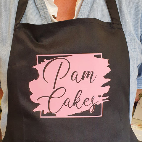 Personalised Apron with adjustable neck strap